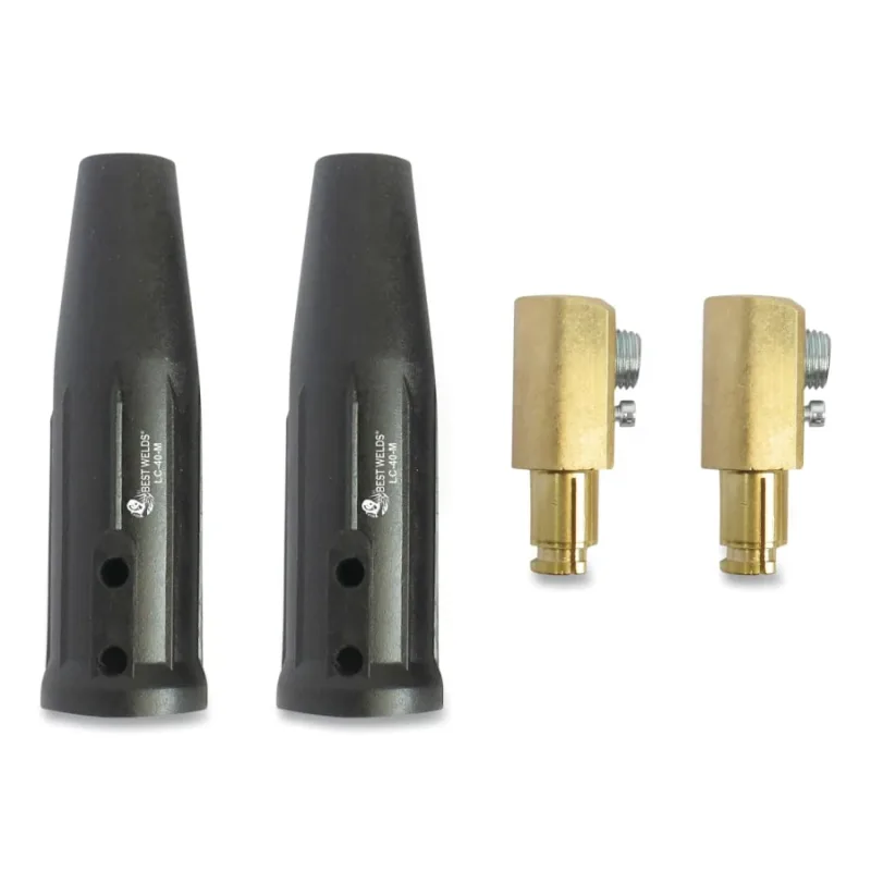 Cable Connector, LC40 Male/Female, Ball Point Connection, 1/0 AWG to 2/0 AWG Cable Capacity