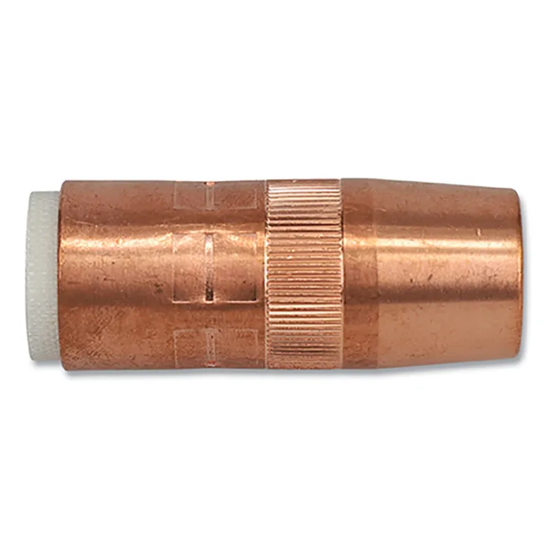 Centerfire™ Style MIG Gun Nozzle, 3/4 in Bore, 1/4 in Recess, Copper