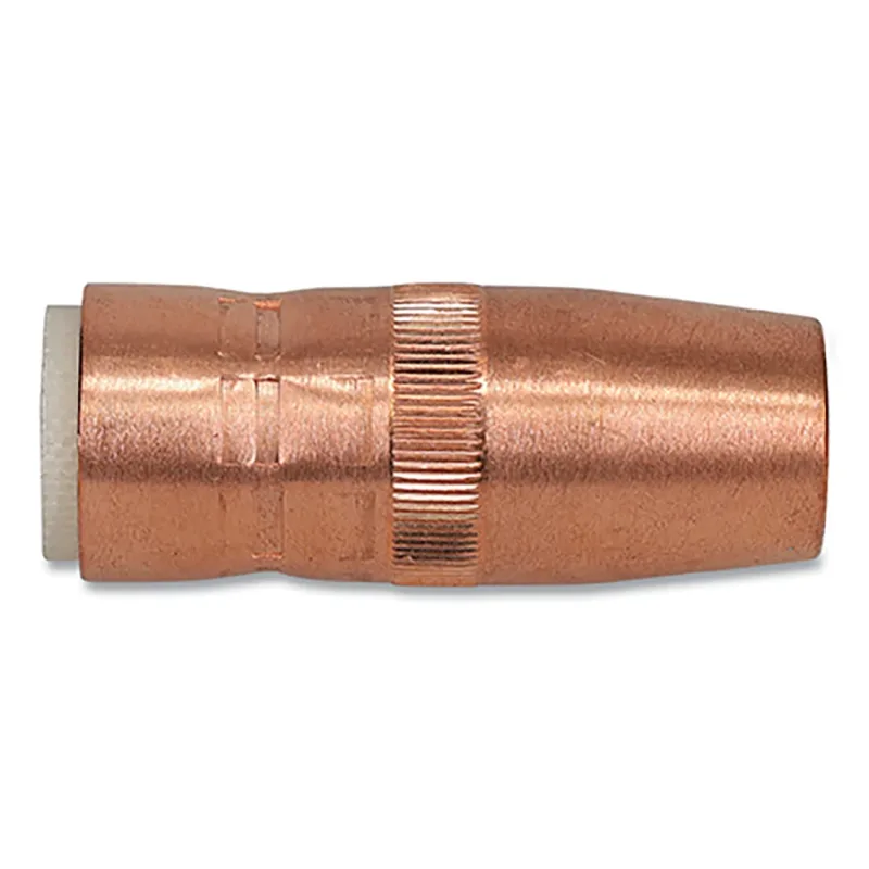 Centerfire™ Style MIG Gun Nozzle, 1/2 in Bore, 1/8 in Recess, Slim, Copper