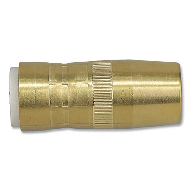 Centerfire™ Stlye MIG Gun Nozzle, 5/8 in Bore, Flush, Brass