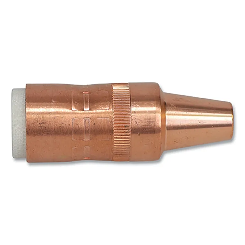 Centerfire™ Style MIG Gun Nozzle, 3/8 in Bore, Flush, Copper