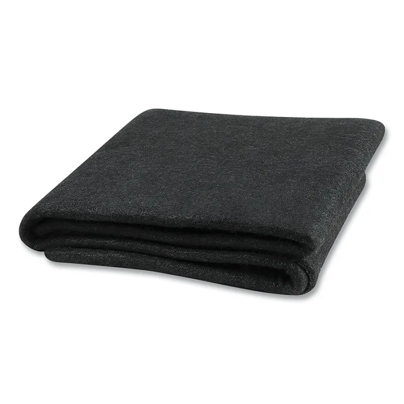 Welding Blanket, 6 ft x 6 ft, Carbon Fiber, Mat, Black, 16 oz