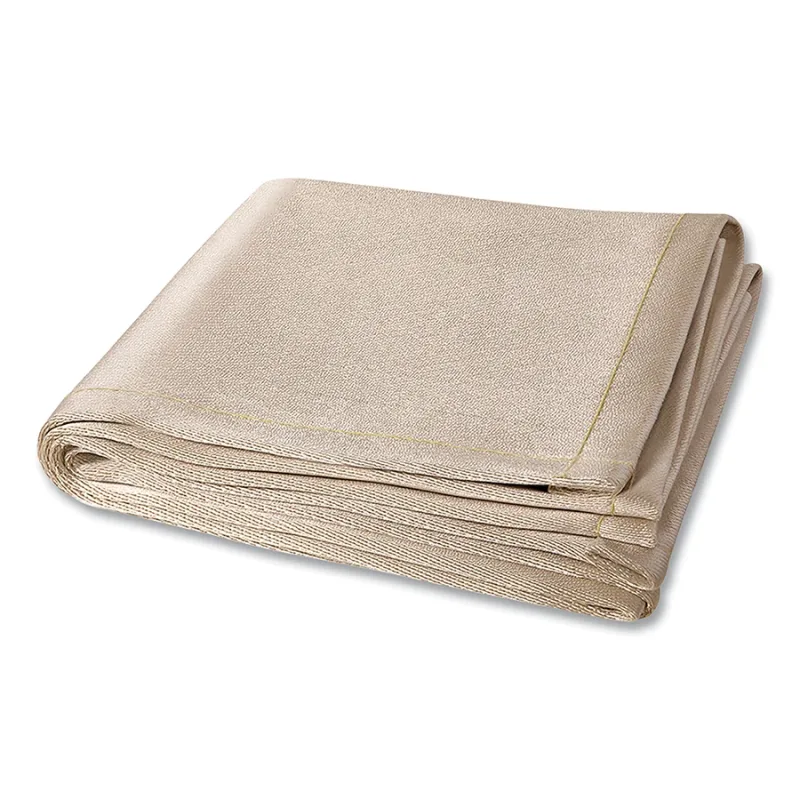 Welding Blanket, 3 ft x 3 ft, Fiberglass, Tan, 18 oz