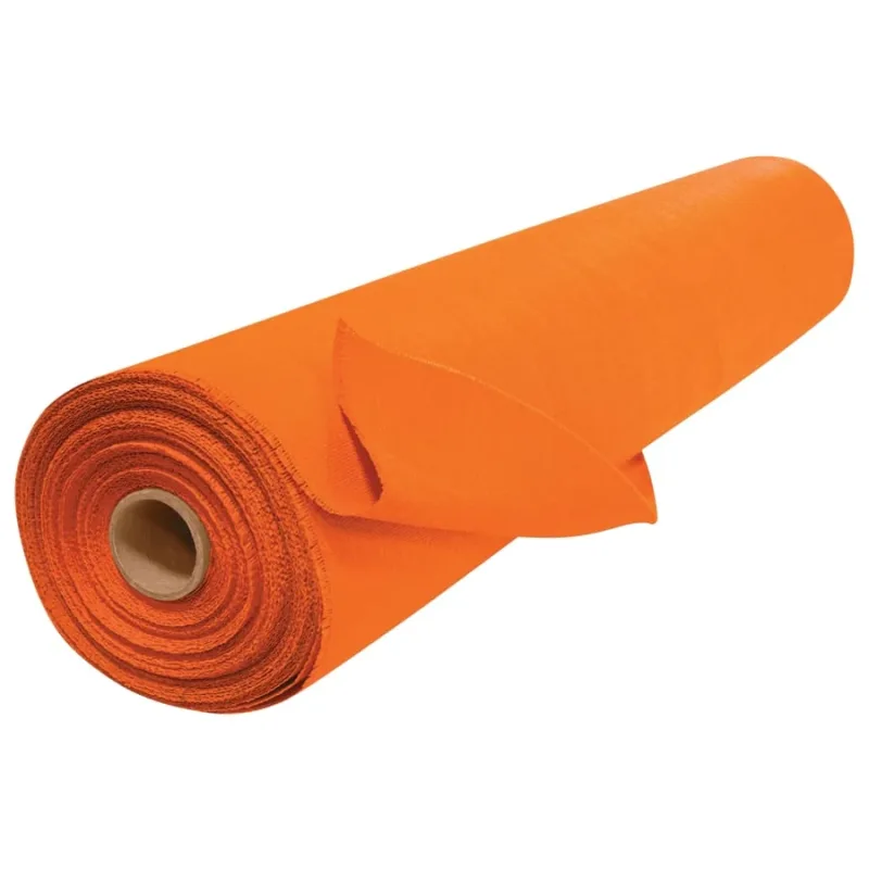 Heavyweight Fiberglass Fabric, 40 in W, 50 yd L, Fiberglass, Orange, 0° F to 1,000° F