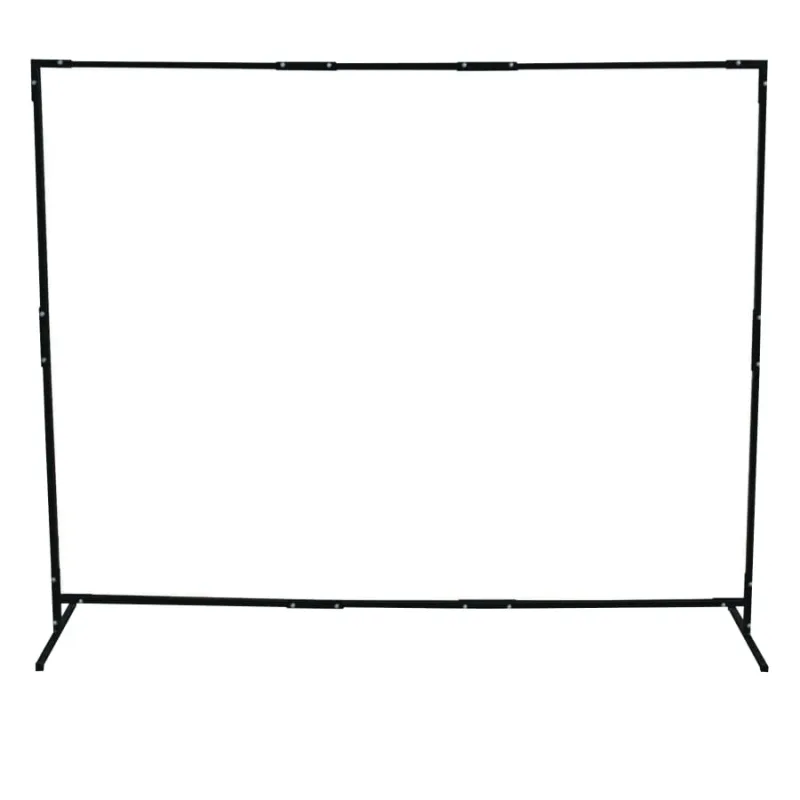 Curtain Frame, 6 ft X 6 ft Expandable to 6 ft X 8 ft, Steel, Black (902-CURTAIN-FRAME) - additional view 1