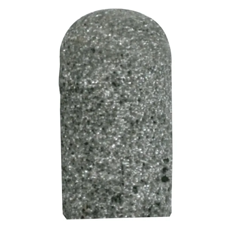 Plug, 1-1/2 in dia, 3 in Thick, 5/8 in-11 Arbor, 24 Grit, Alum Oxide, T18R