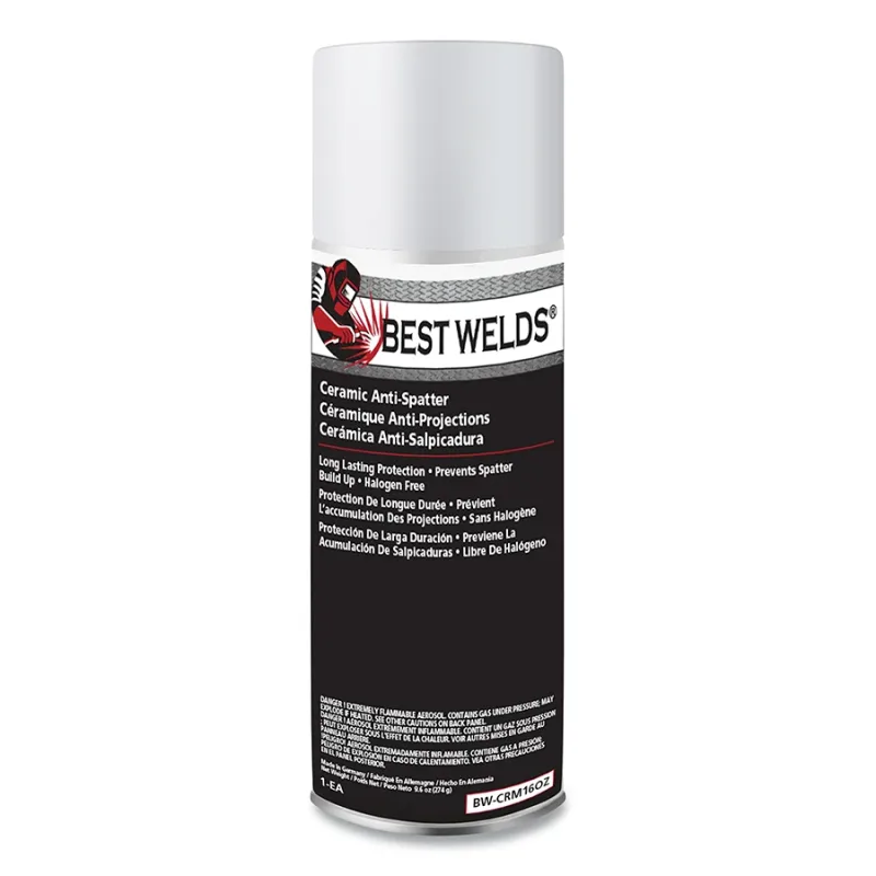 Ceramic Anti-Spatter, 16 oz, Aerosol Can, White
