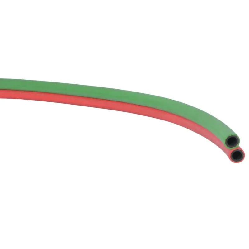 Grade R Twin-Line Welding Hose, 3/16 in x 50 ft, AA Fittings, Acetylene and Oxygen