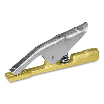 Welding Cable Ground Lead, 2/0 AWG, 10 ft, GC-300 Ground Clamp, LC40 Male Connector