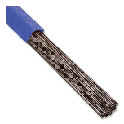 70S-2 TIG Welding Rod, 1/8 in dia, 36 in L, 10 lb Box, Electroplated Copper Coated High Grade Steel