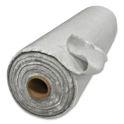 15 oz/yd² Silicone-Coated Fiberglass Welding Fabric Roll 60 in x 50 yd, Gray