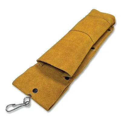 GOLDEN BROWN ROD POUCH CLIP-ON 5LB CAPACITY 5 LB