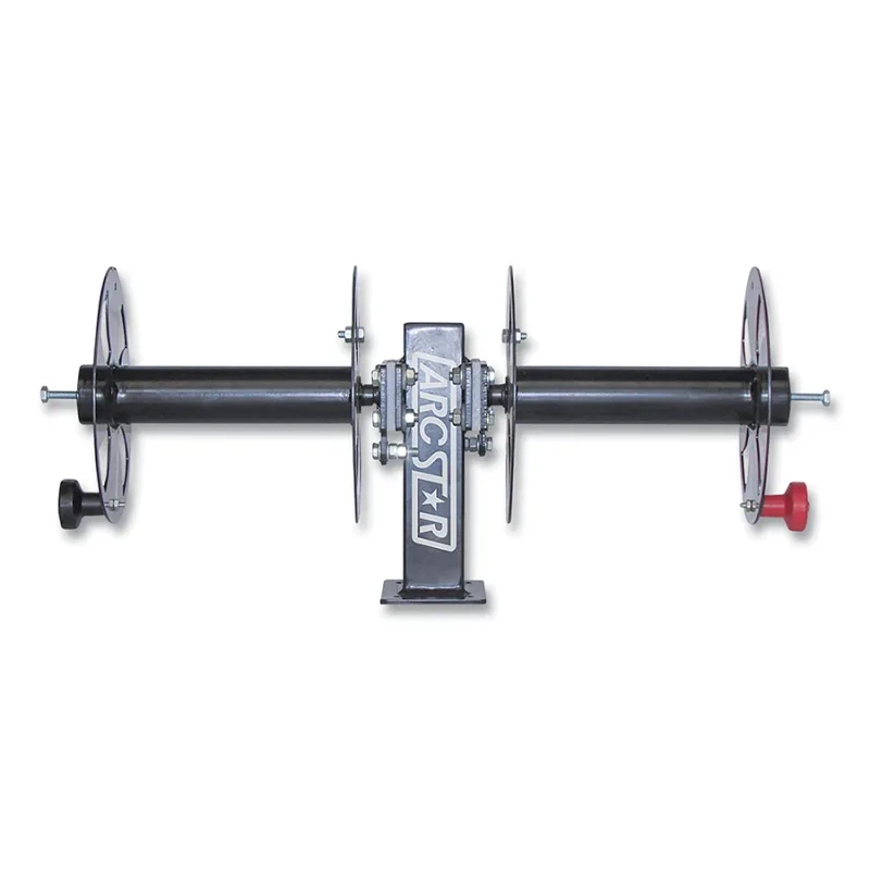 10" SIDE-BY-SIDE CABLE REELS WITH FIXED BASE