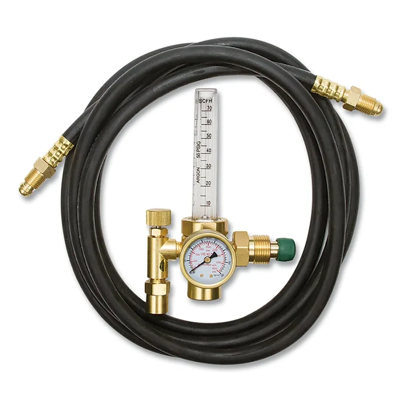 Piston-Type Argon/CO2 Flowmeter Regulator with 6 ft Hose, BS1480ARWH