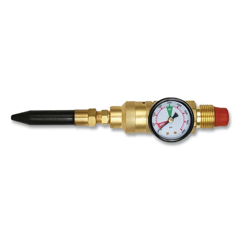 Economy Helium Balloon Regulator with Gauge and Brass Body
