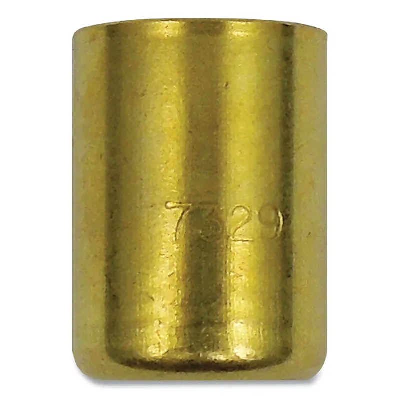 Brass Hose Ferrule 0.687 in ID x 1 in Length