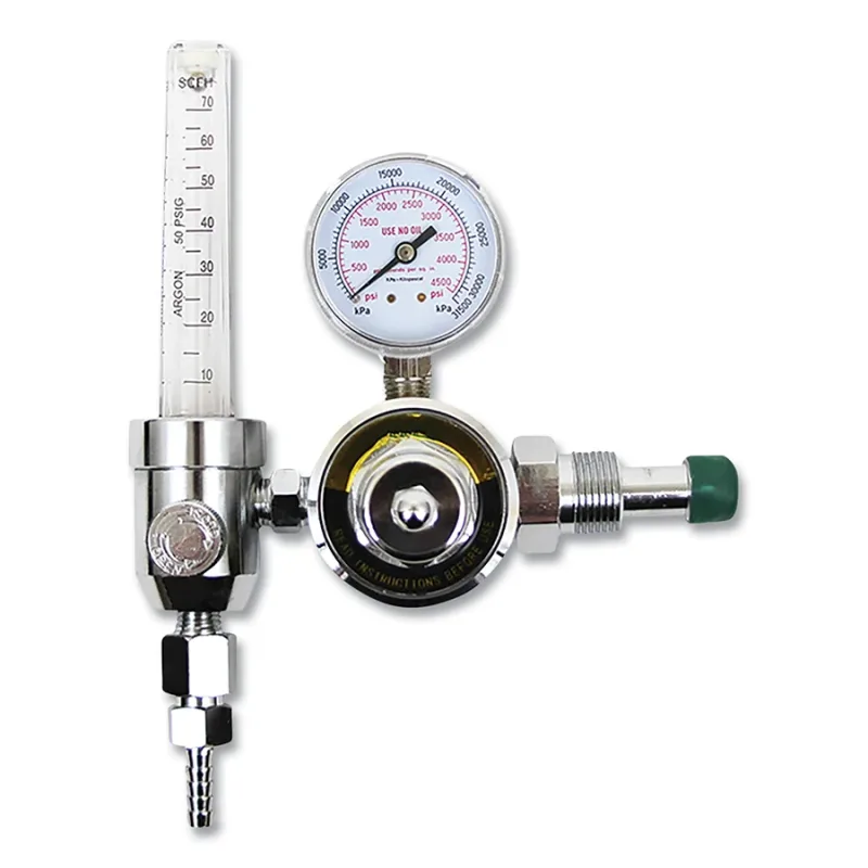 1480 Series Argon/CO2 Piston-Type Flowmeter Regulator, 50 CFH, CGA-580 Inlet, BS85AR580