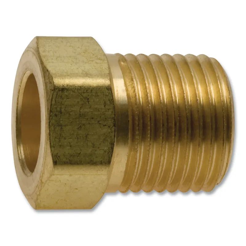 B-Size Brass Inert Gas Nut 5/8 in - 18 RH Male Thread 200 psig