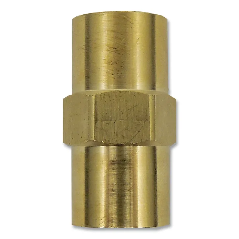 Brass Inert Gas Hose Coupler B-Size 5/8-18 RH Female x Female