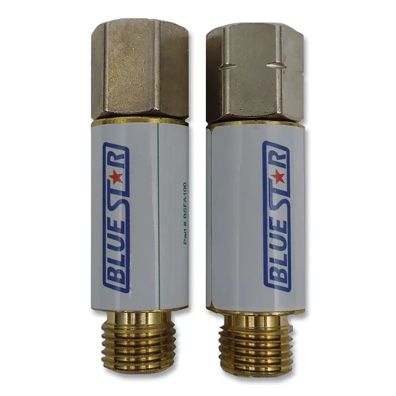 Flash Arrestor, FA-10, Oxygen/Fuel Gas, Torch, 9/16 in to 18 Arbor Thread
