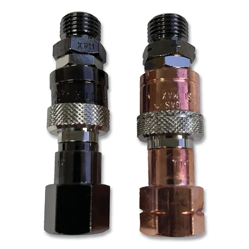 Quick Connect Hose to Torch Set with Check Valves, BSQCHTP