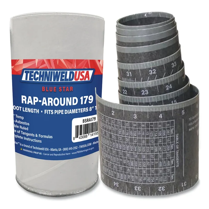 4 in x 9 ft Pipe Template Wrap-Around