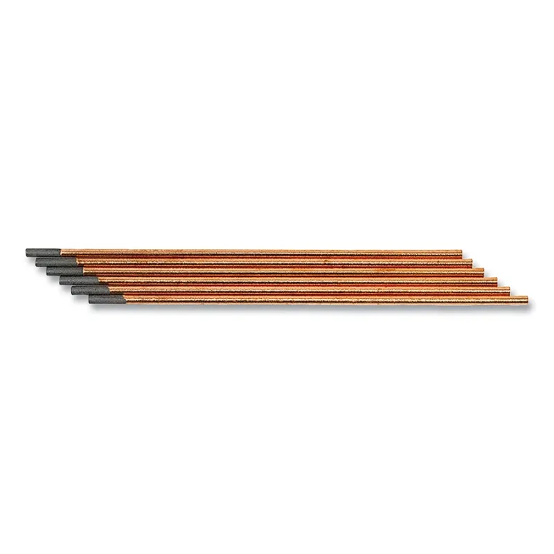 Arc Star DC Gouging Carbon Electrode, 1/8 in dia, 12 in L, 95% Graphite with Copper Coating