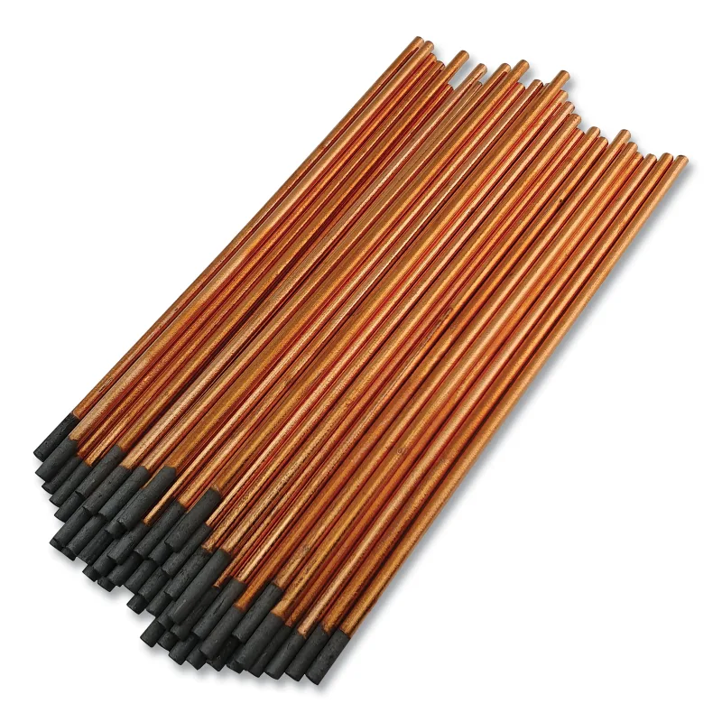 Arc Star DC Gouging Carbon Electrode, 5/32in dia, 12 in L, 95% Graphite with Copper Coating