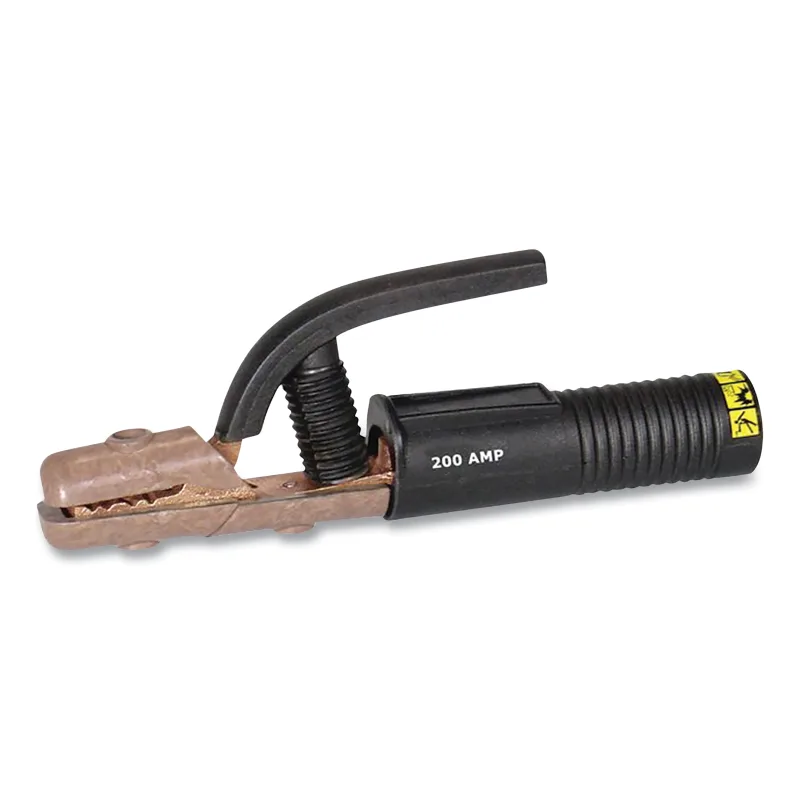 Electrode Holder, Tweco® Style, 200 A, Copper Alloy, 2/0 AWG Cable Capacity, 5/32 in Electrode Capacity, Clam Shell