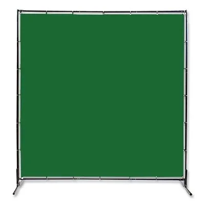 6 ft by 8 ft Green Transparent Vinyl Welding Screen 14 mil