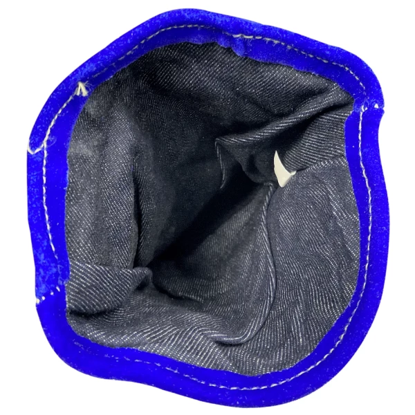 Durable Blue Side Split Cowhide 14” Stick Welding Glove (AG1080L) - additional view 2