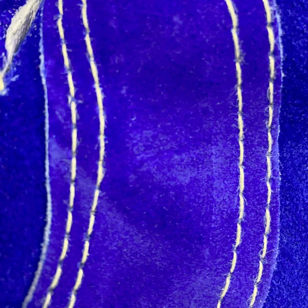 Blue Premium Side Split Cowhide Stick Glove Cotton Lined (AG1200M) - additional view 5