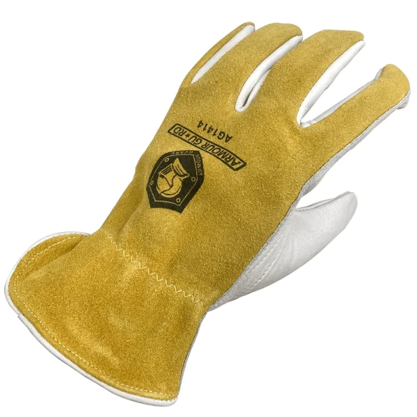 Super Premium Pearl Cowhide Palm with Cowhide Split Drivers Glove (AG1414L) - additional view 1