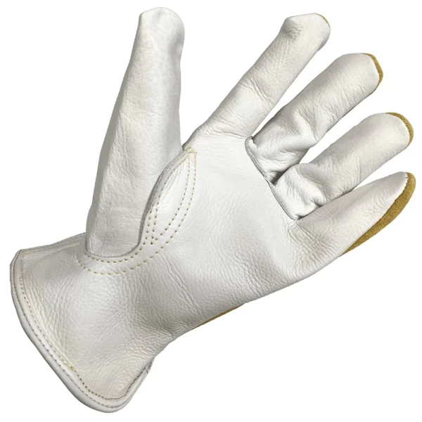 Super Premium Pearl Cowhide Palm with Cowhide Split Drivers Glove (AG1414L) - additional view 2