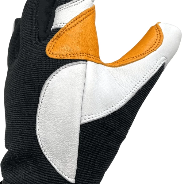 Superior Gold & Pearl Goatskin Double Palm and Thumb Mechanics Glove (AG1490XXL) - additional view 2
