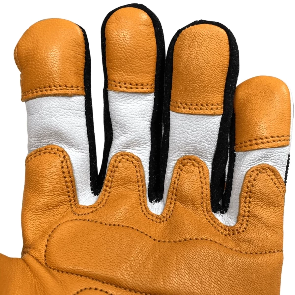 Superior Gold & Pearl Goatskin Double Palm and Thumb Mechanics Glove (AG1490XXL) - additional view 4