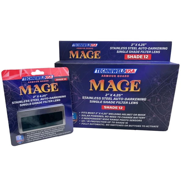 Armour Guard Mage 2 x 4-1/4 Stainless Steel ADF Shade 12 (AGMAGE2X4H12) - additional view 5