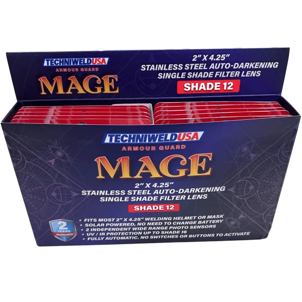 Armour Guard Mage 2 x 4-1/4 Stainless Steel ADF Shade 12 (AGMAGE2X4H12) - additional view 7