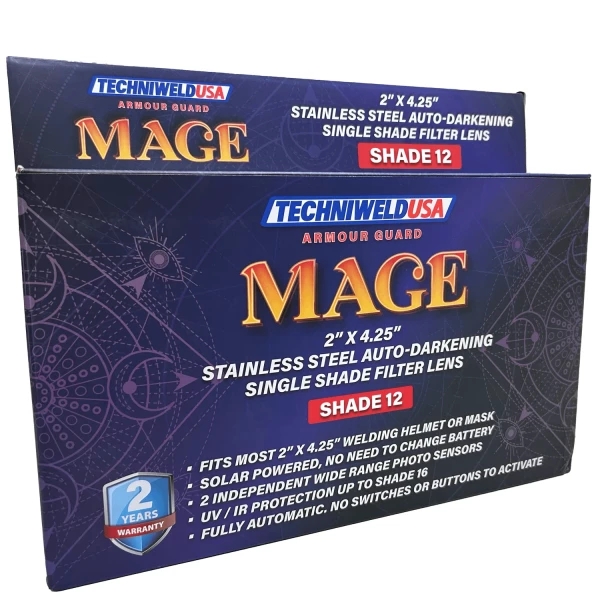 Armour Guard Mage 2 x 4-1/4 Stainless Steel ADF Shade 12 (AGMAGE2X4H12) - additional view 8