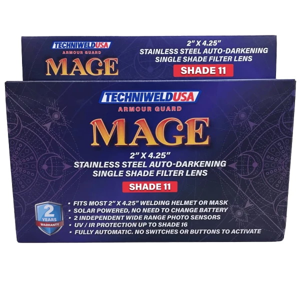 Armour Guard Mage 2 x 4-1/4 Stainless Steel ADF Shade 11 (AGMAGE2X4H11) - additional view 6