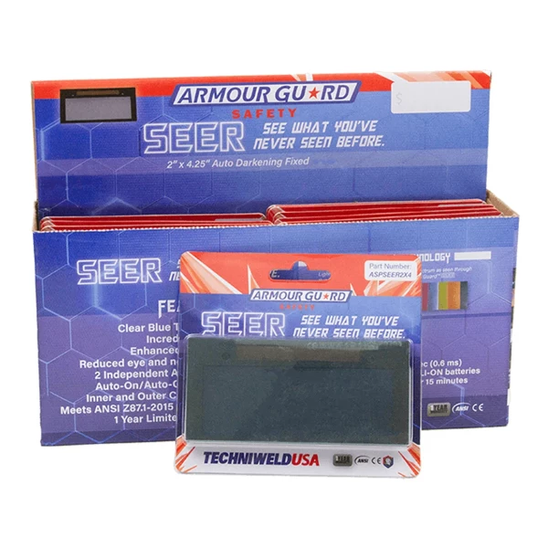 Armour Guard AGSEER Crystal Clear Blue 2 x 4-1/4 ADF Cartridge Shade 9 (AGSEER2X4H09EA) - additional view 1