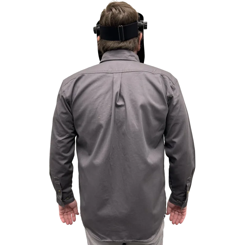 Armour Guard FR Gray Work Shirt - Large (AGWSGL) - additional view 7