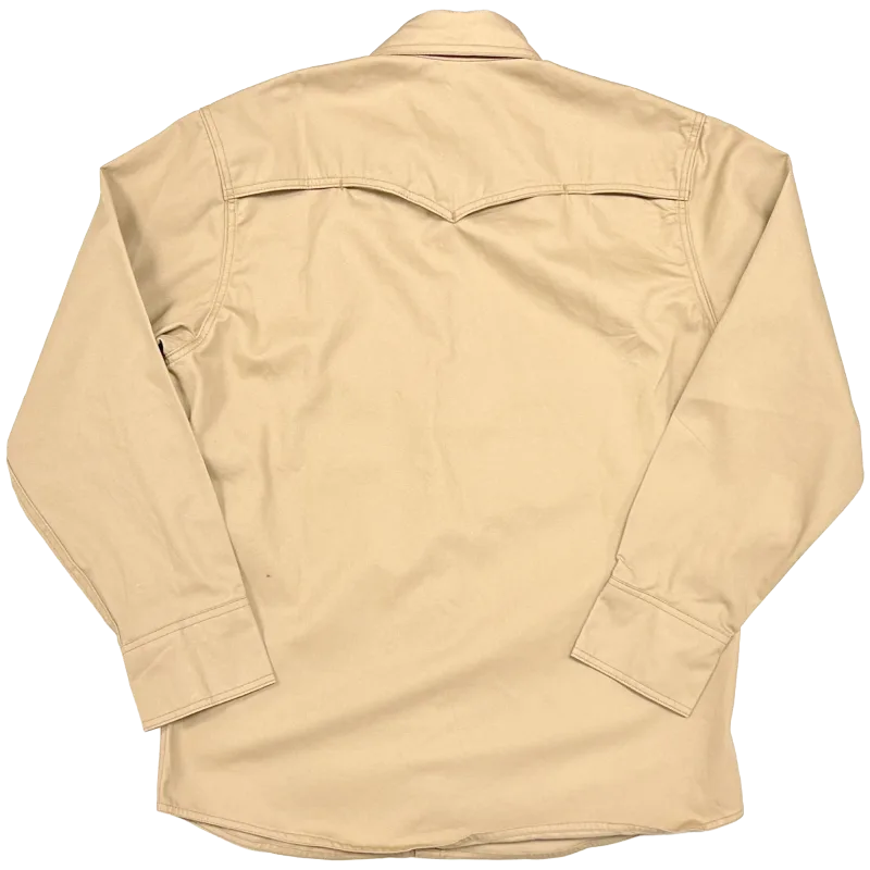 Armour Guard FR Tan Western Style Work Shirt - Medium (AGWSSTM) - additional view 1