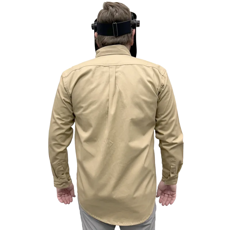 Armour Guard FR Tan Work Shirt - Large (AGWSTL) - additional view 7