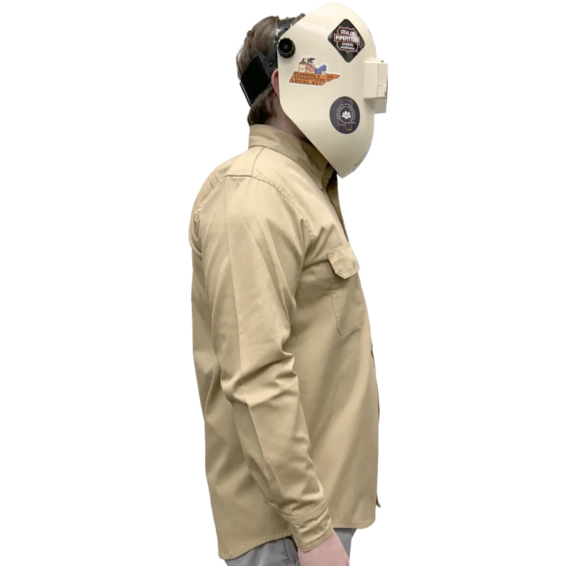 Armour Guard FR Tan Work Shirt - Large (AGWSTL) - additional view 9