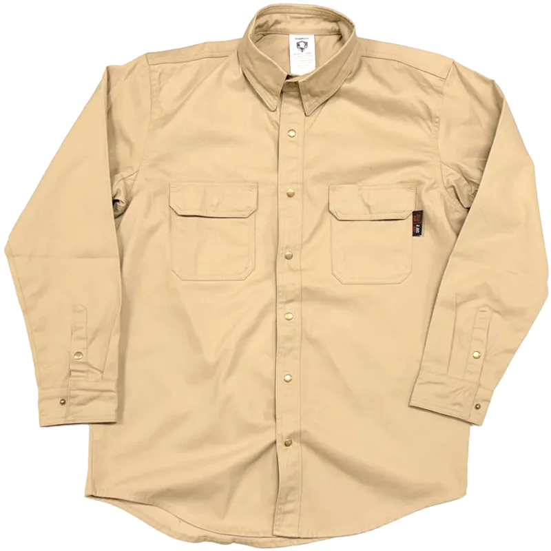 Armour Guard FR Tan Work Shirt - Large