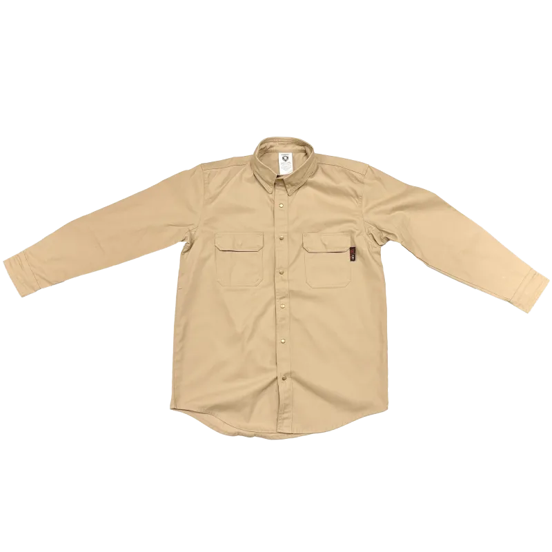 Armour Guard FR Tan Work Shirt - Small (AGWSTS) - additional view 2