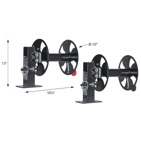 Arc Star Revolution 10" Cable Reel Set with Fixed Base (ASCRFBSSET10) - additional view 1