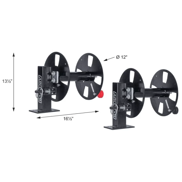 Arc Star Revolution 12" Cable Reel Set with Fixed Base (ASCRFBSSET12) - additional view 1