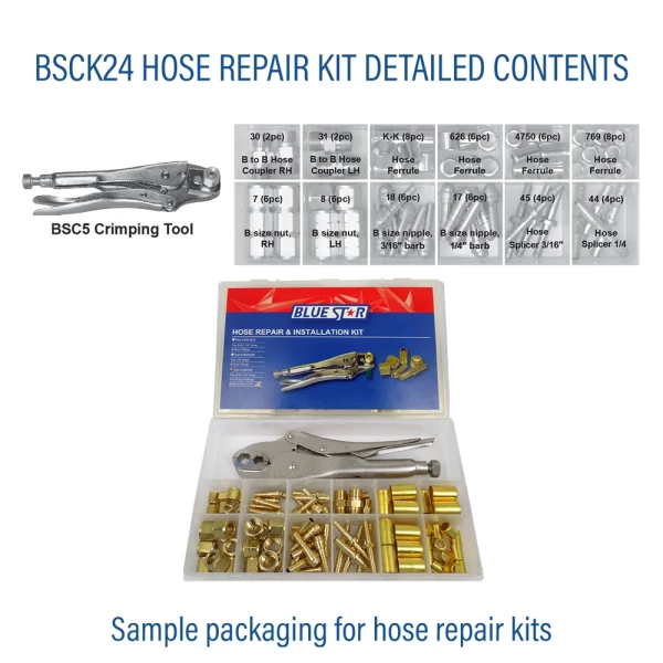 Blue Star BSCK24 Hose Repair Kit B Size 1/4" Welding Hose - additional view 3